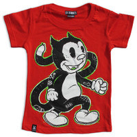 Cosmic cat red six bunnies