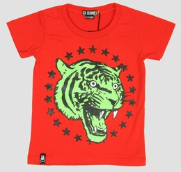 Tiger red six bunnies