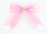 Pink clean hair clips piece