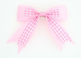 Pink clean hair clips piece