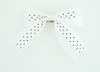 Dot white clean hair clips piece