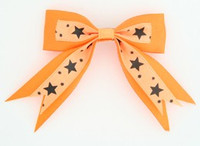 Orange clean hair clips piece