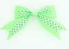 Dot green clean hair clips piece