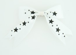 White clean hair clips piece