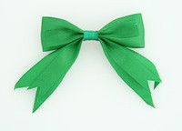 Green clean hair clips piece
