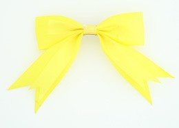 Yellow clean hair clips piece