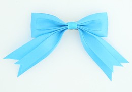 Blue clean hair clips piece