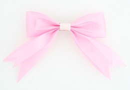 Pink clean hair clips piece