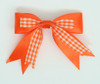 Orange clean hair clips piece