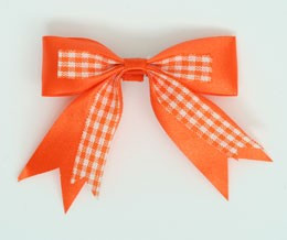 Orange clean hair clips piece