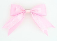 Pink clean hair clips piece