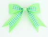 Green clean hair clips piece