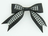 Black clean hair clips piece