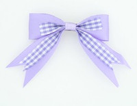 Purple clean hair clips piece