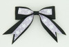 Black-L purple clean hair clips piece