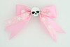 Pink / skull plain white light pink skull