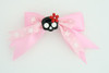Pink / cute skull flower black-red light pink cute skull