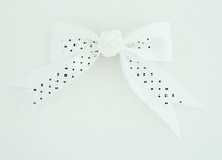 Dot white / flower white White flower