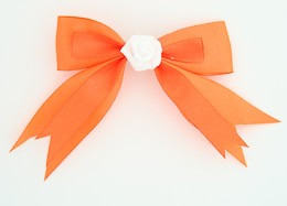 Orange / flower white orange flower