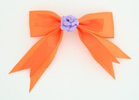 Orange / flower purple orange flower