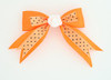 Dot orange / flower white orange flower