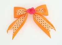 Dot orange / flower D.pink Orange flower