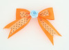 Dot Orange / flower blue orange flower
