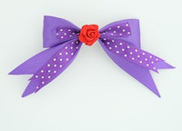 Dot purple / Flower red dark purple flower