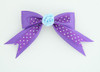 Dot purple / flower blue dark purple flower