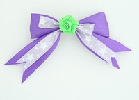 Purple / flower green dark purple flower