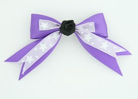 Purple / flower black dark purple flower