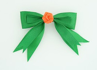 Green / flower orange green flower