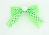Dot green / flower white green flower