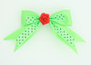 Dot green / flower red green flower