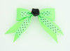Dot green / flower black green flower