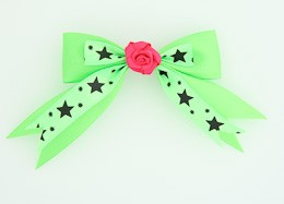 Green / flower D.pink green flower