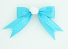 Dot blue / flower white blue flower
