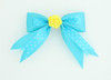 Dot blue / flower yellow blue flower