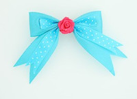 Dot blue / flower D.pink blue flower 