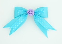 Dot blue / flower purple blue flower