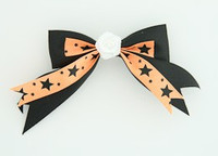 Bl-orange / flower white black-orange flower