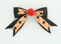 Bl-orange / flower red black-orange flower