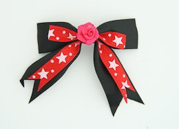 Bl-red / flower D.pink black-red flower