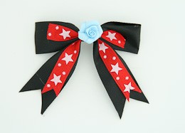 Bl-red / flower blue black-red flower