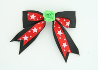 Bl-red / flower green black-red flower