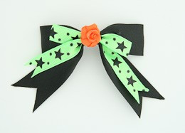 Bl-green / flower orange black-green flower