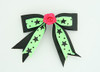 Bl-green / flower D.pink black-green flower
