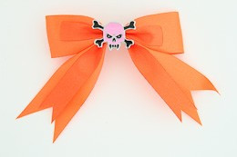 Orange / skull tooth pink orange skull