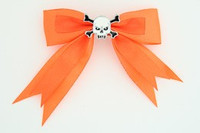 Orange / skull tooth white orange skull