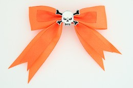 Orange / skull tooth white orange skull